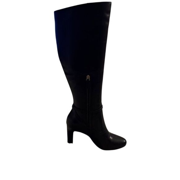 Naturalizer Women's Henny Black Leather Knee High Boots Size 9 - Picture 10 of 13